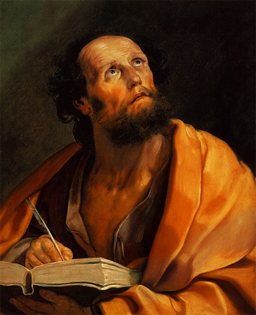 luke writing the gospel of jesus christ